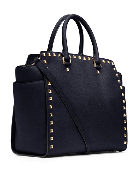 michael kors saffiano selma tote|Michael Kors saffiano large tote.